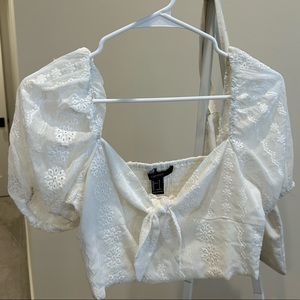 Forever 21 white blouse